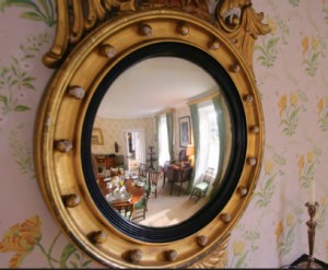 Mirror in Dinning room, Ballymote House, Country House B&B, County Down